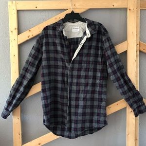 Men’s Plaid Long sleeve Button Down Shirt